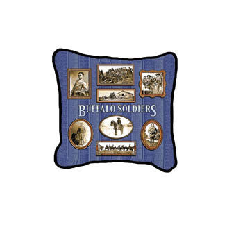 Buffalo Soldiers Decorative Pillow