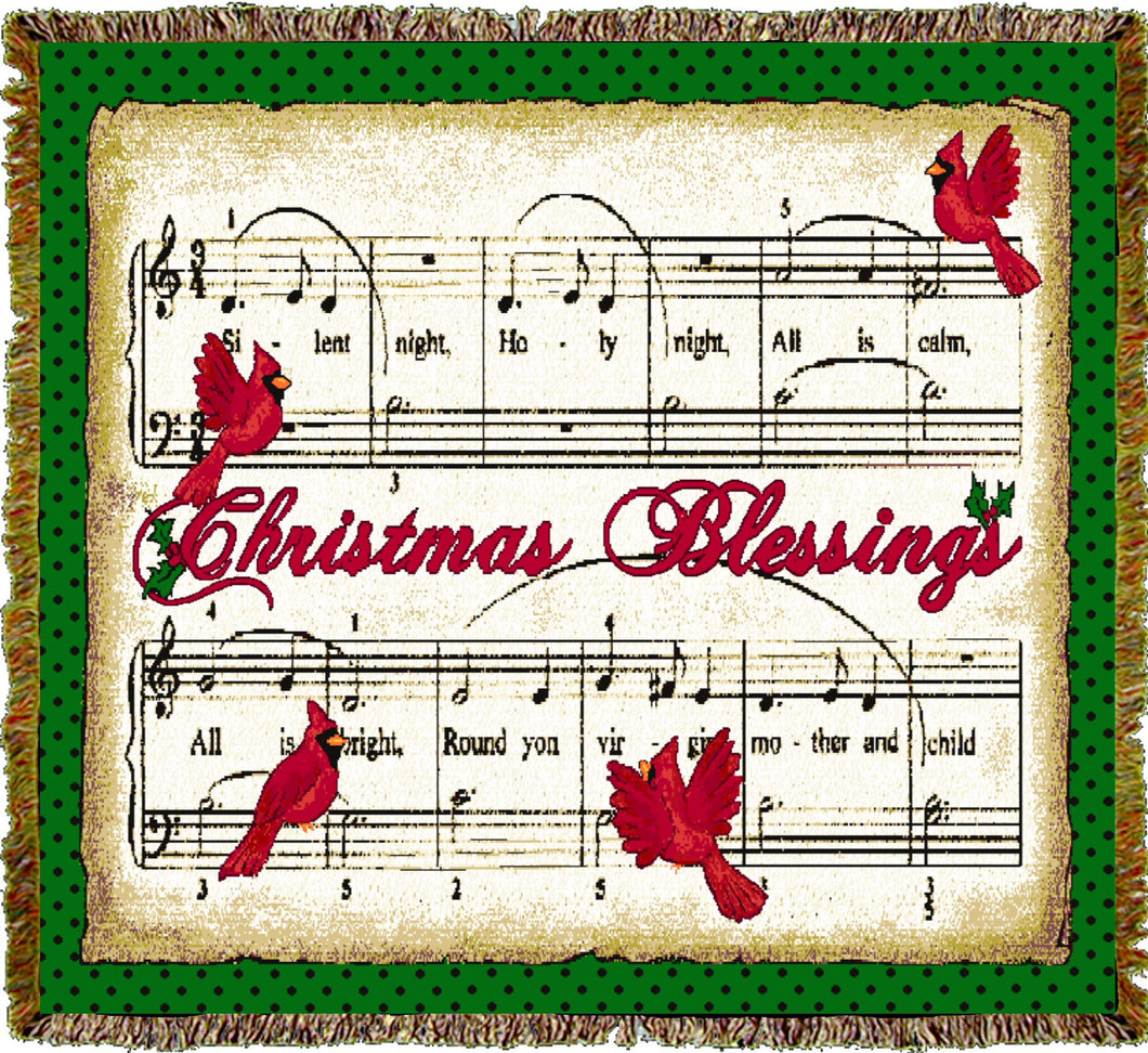 Christmas Blessings Throw Blanket