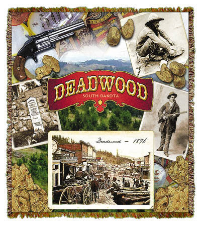 Deadwood, South Dakota Throw Blanket