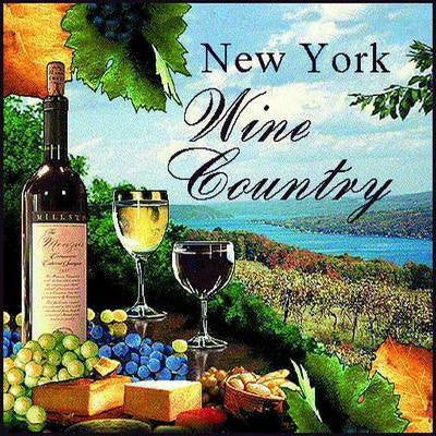 New York Wine Country Decorative Pillow
