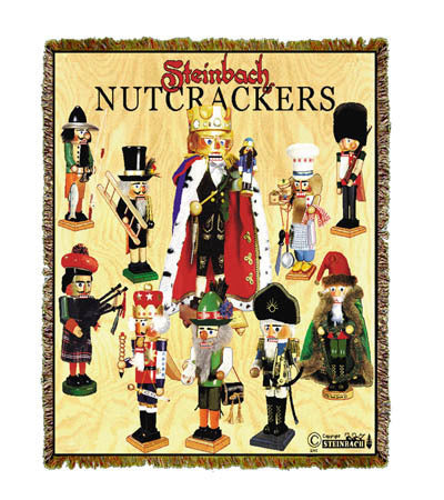 Nutcrackers Steinbach Throw Blanket