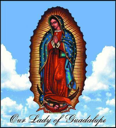 Our Lady Of Guadalupe Throw Blanket