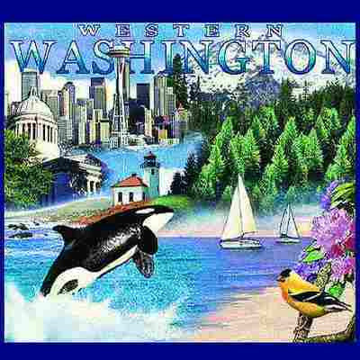 Washington State Western Decorative Pillow